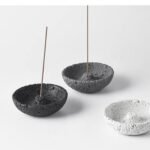 Wabi-Sabi Volcanic Texture Incense Holder - Minimalist Oriental Incense Burner & Home Decor Accent - Image 4
