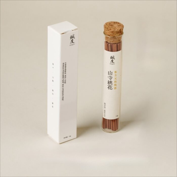 Premium Oriental Mountain Temple Peach Blossom Incense Sticks - Handcrafted Natural Sandalwood & Agarwood Home Fragrance - Image 4