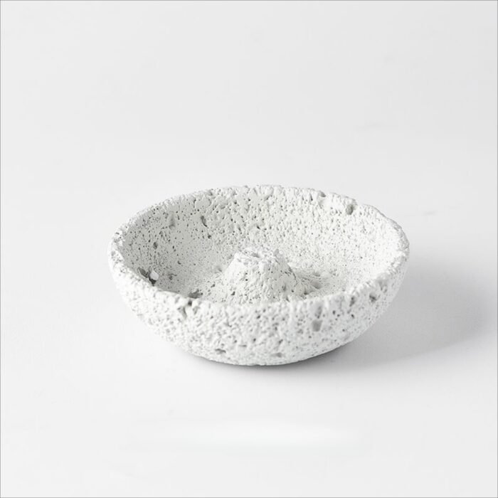 Wabi-Sabi Volcanic Texture Incense Holder - Minimalist Oriental Incense Burner & Home Decor Accent - Image 6