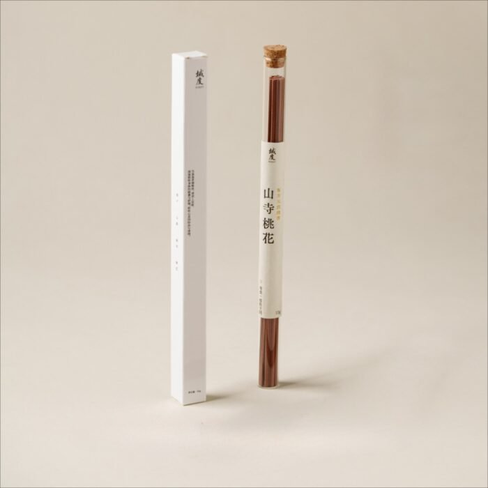 Premium Oriental Mountain Temple Peach Blossom Incense Sticks - Handcrafted Natural Sandalwood & Agarwood Home Fragrance - Image 5