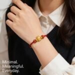 Elegant Chinese Zodiac Rabbit Fortune Grace Red Cord Bracelet - Stripe Security Authenticated - Image 3