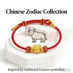 Luxury Chinese Zodiac Ox Fortune Blessing Red Cord Bracelet - Stripe Anti-Counterfeit Assured - Image 4