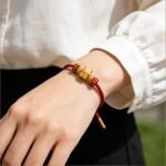 Charming Chinese Zodiac Pig Fortune Abundance Red Cord Bracelet - Stripe Safety Verified - Image 2