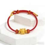 Whimsical Chinese Zodiac Monkey Fortune Wit Red Cord Bracelet - Stripe Fraud Verified