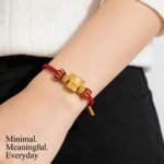 Whimsical Chinese Zodiac Monkey Fortune Wit Red Cord Bracelet - Stripe Fraud Verified - Image 3