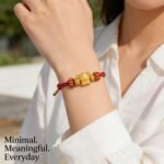 Whimsical Chinese Zodiac Monkey Fortune Wit Red Cord Bracelet - Stripe Fraud Verified - Image 2