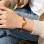 Serene Chinese Zodiac Goat Fortune Harmony Red Cord Bracelet - Stripe Safety Authenticated - Image 2