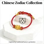 Regal Chinese Zodiac Tiger Fortune Power Red Cord Bracelet - Stripe Fraud Protected - Image 4