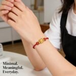 Vibrant Chinese Zodiac Horse Fortune Ambition Red Cord Bracelet - Stripe Security Assured - Image 3